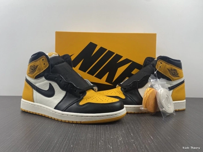 Kick Theory Air Yellow High Jordan Toe 555088-711 OG 1 0729